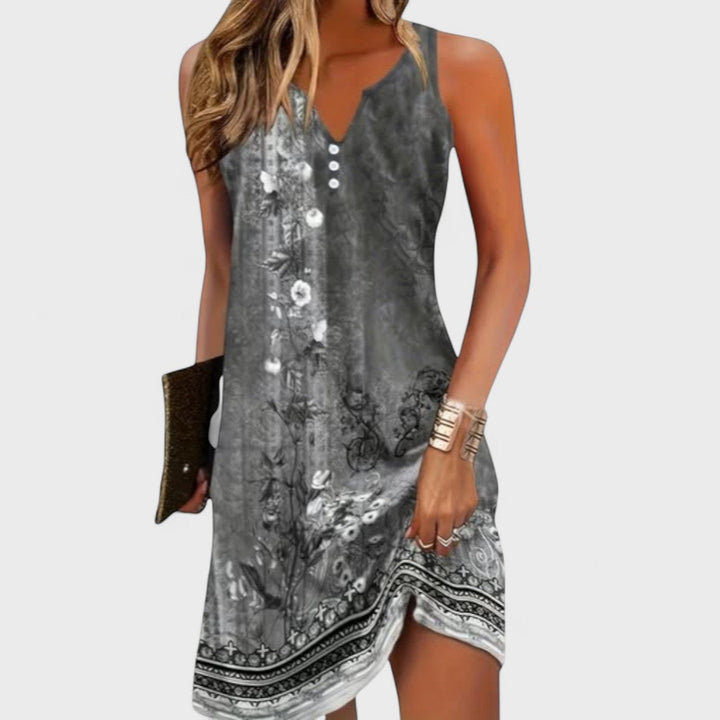 Dila - Pohodlné Šaty bez Rukávů