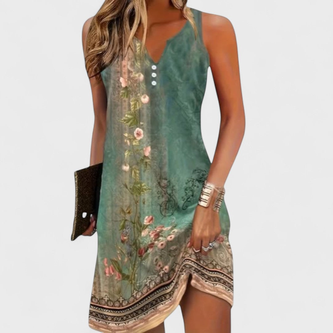 Dila - Pohodlné Šaty bez Rukávů