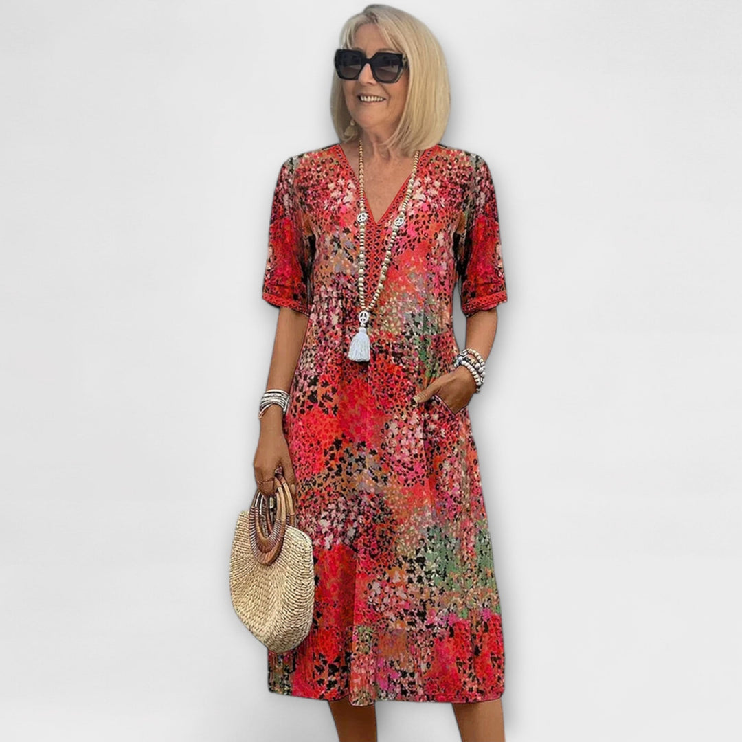 Jasmine - Živé květinové šaty