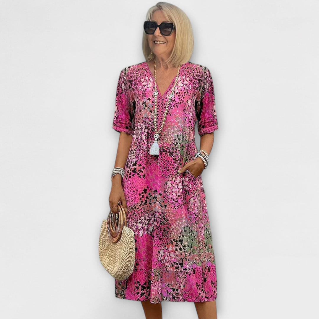 Jasmine - Živé květinové šaty