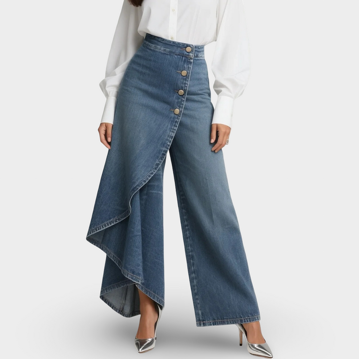 Abigail - Slim fit džíny s překrytím