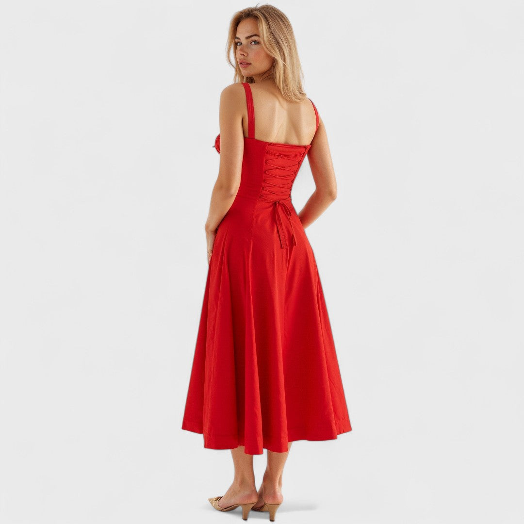 Kiana - Korzetové Midi Šaty